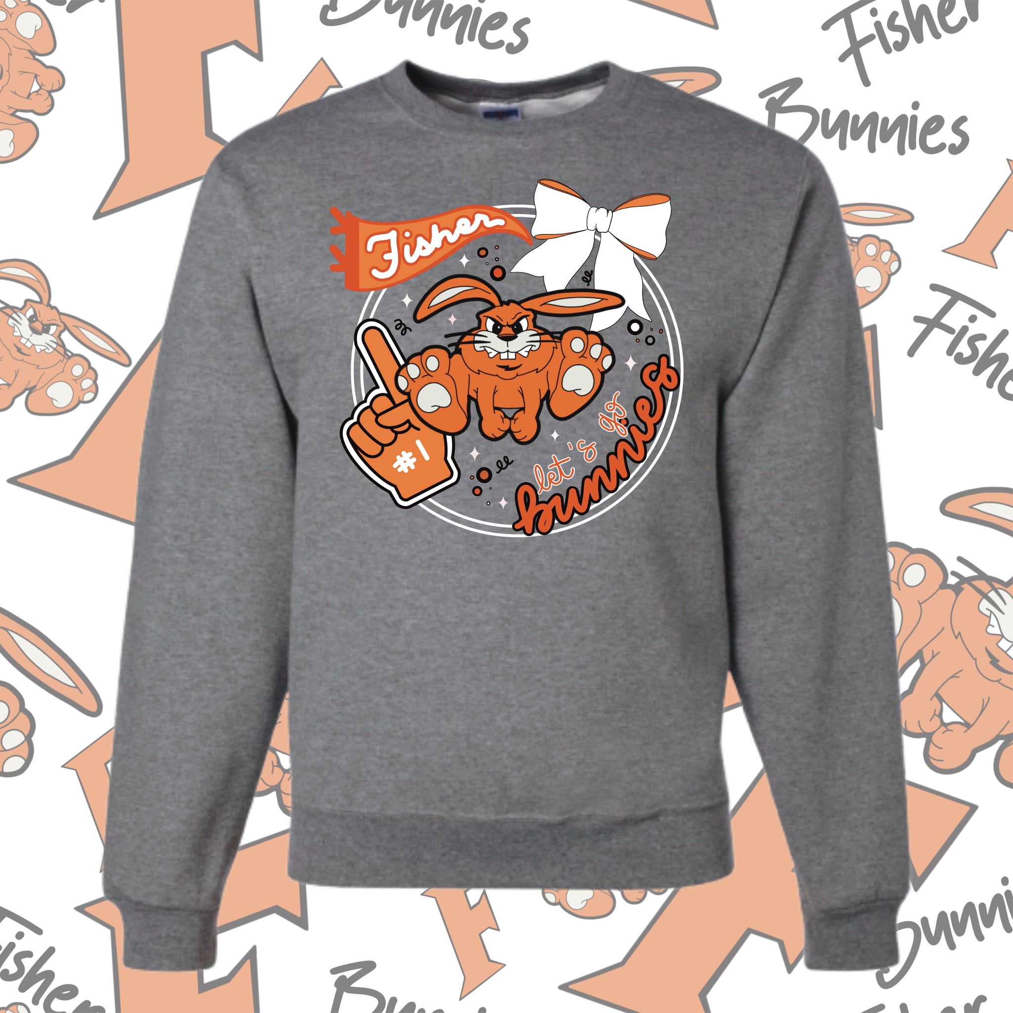 Bunnie Fan Crew Sweatshirt