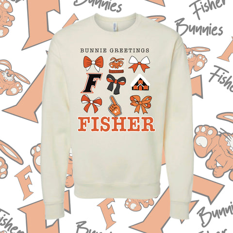 Bunnie Greetings Crew Sweatshirt