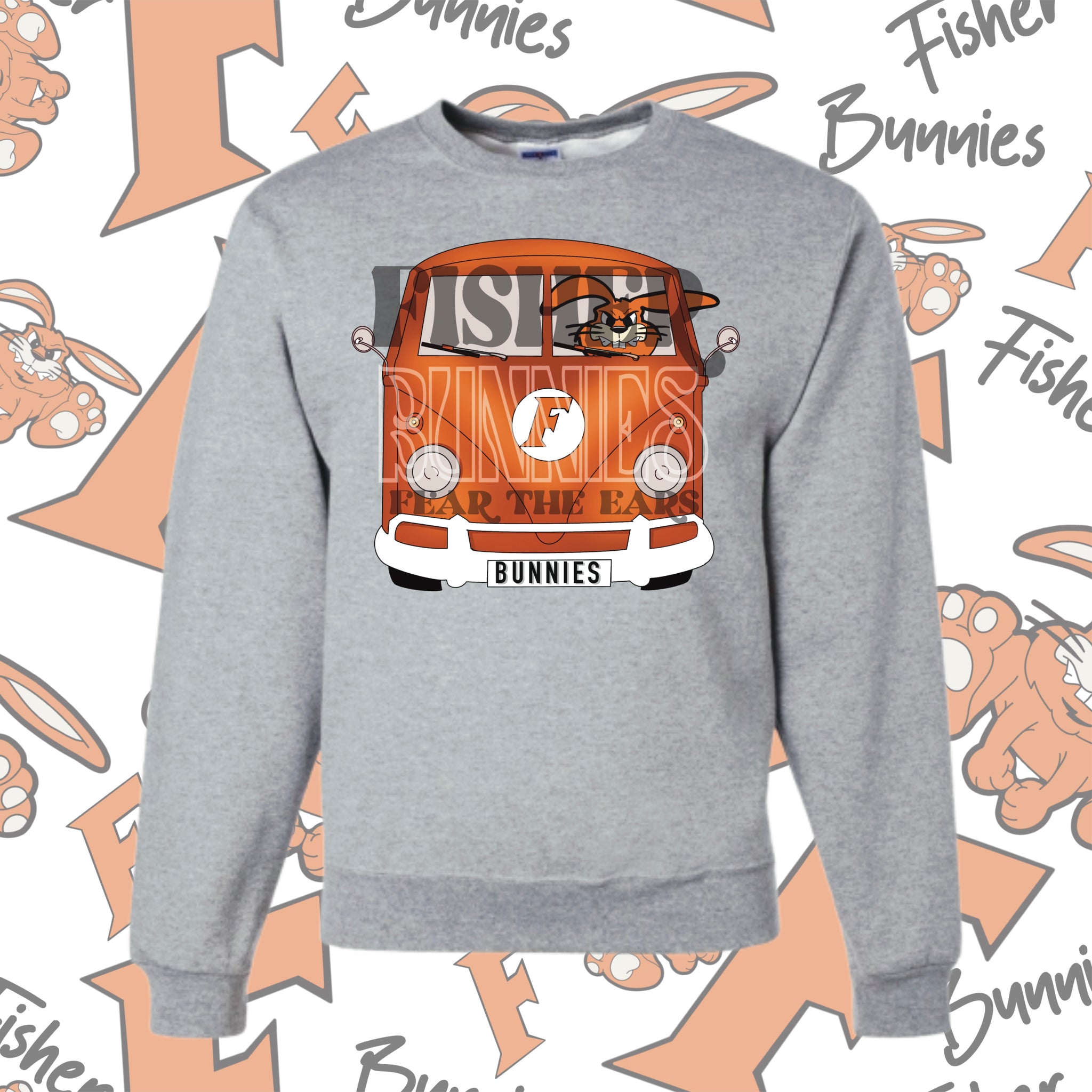 Bunnie Bus Crew Sweatshirt