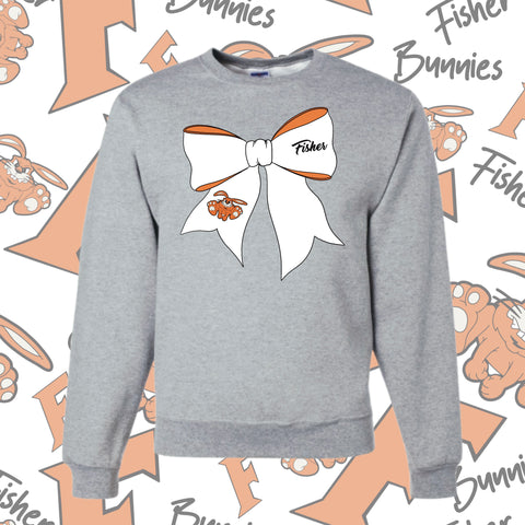 Bunnie Bow Crew Sweatshirt