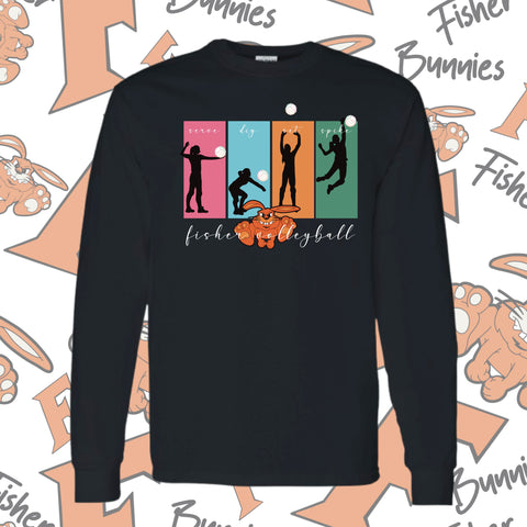 Positions (2 Color Options) Cotton Long Sleeve Tee