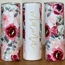 Load image into Gallery viewer, Florals Mama Tumbler - 4 options available
