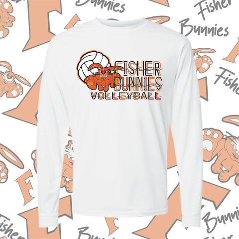 FHS Volleyball Moisture-Wicking Long Sleeve Tee