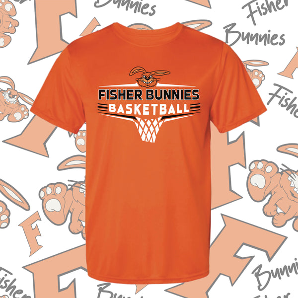 Basketball Design 2 Moisture Wicking Tee