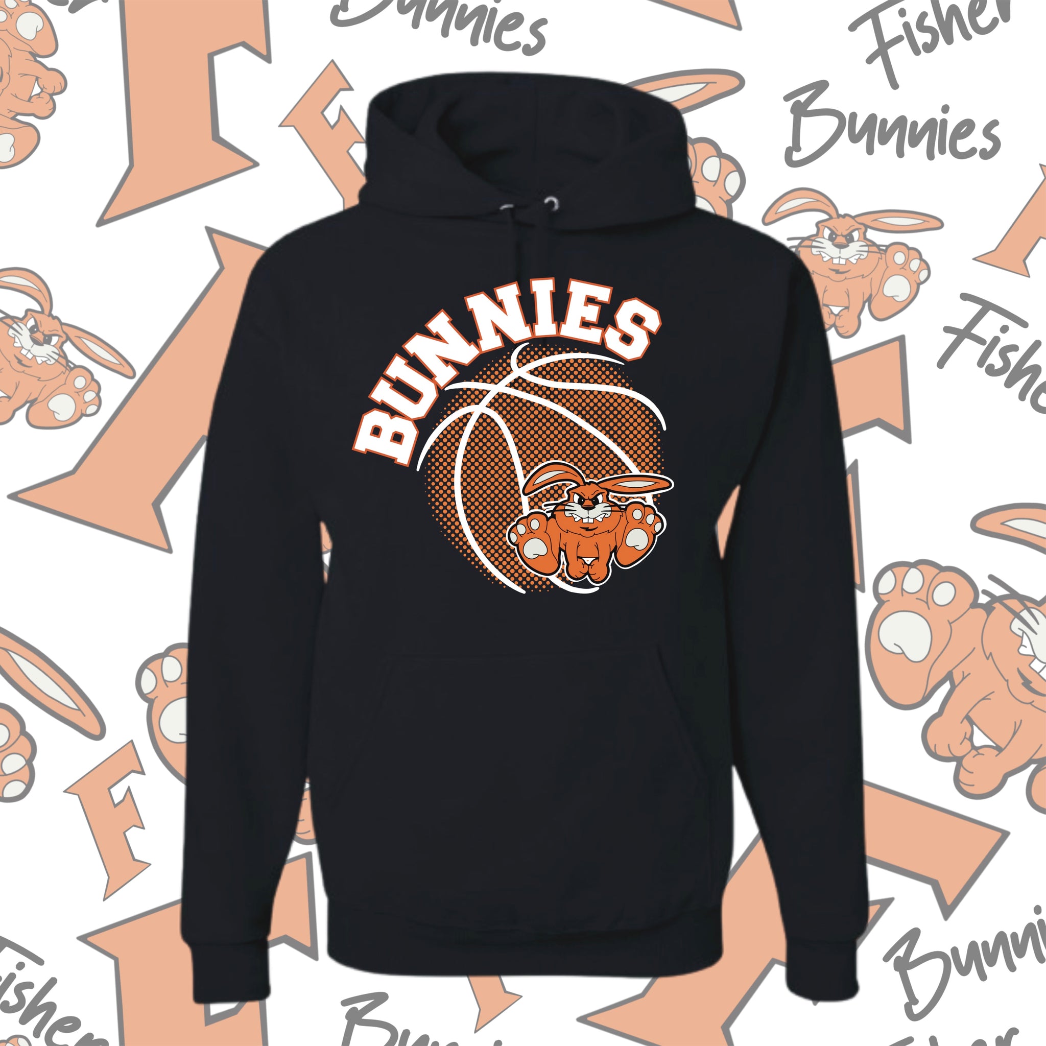 Fisher Basketball Ball Design Hoodie