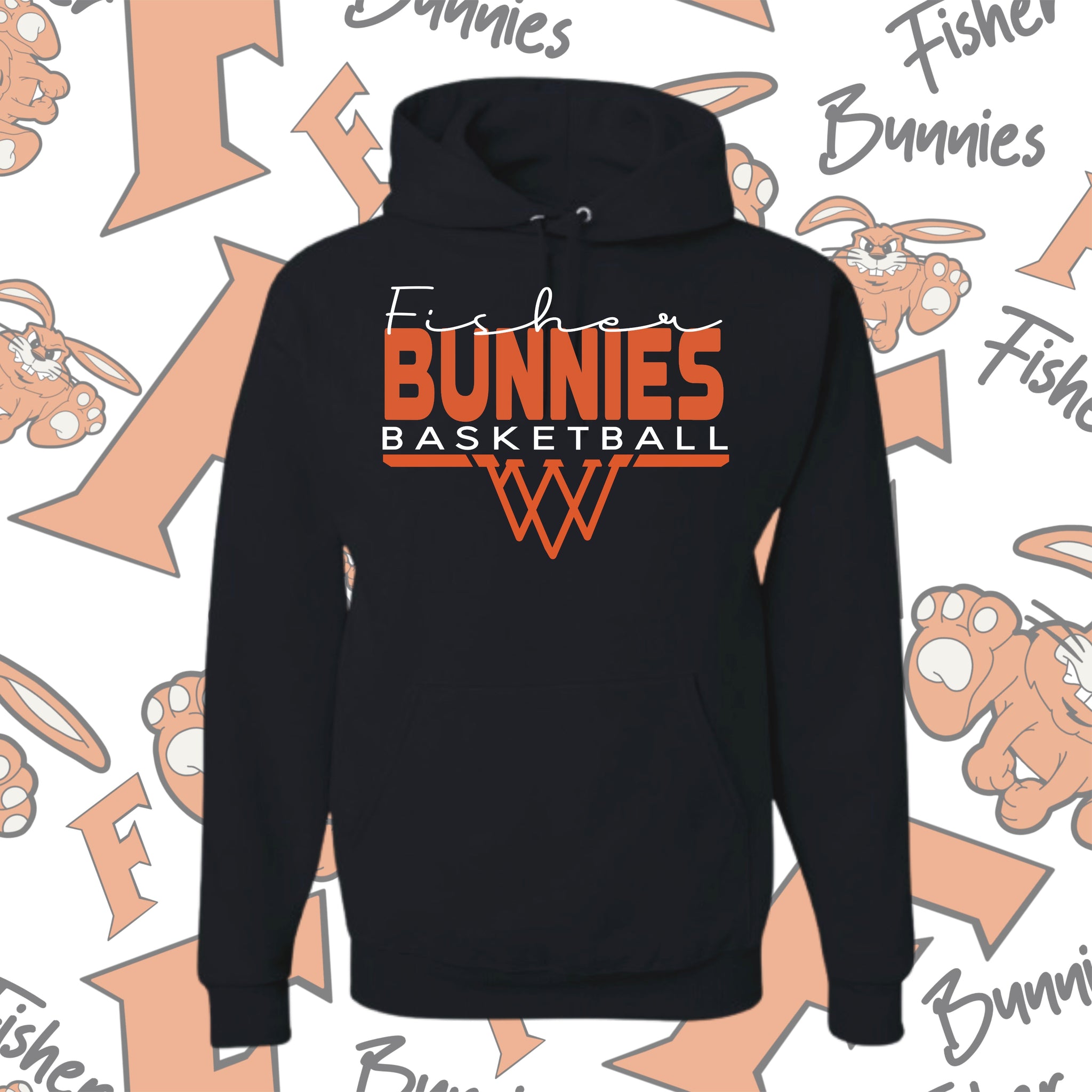 Fisher Basketball Basket Design Hoodie