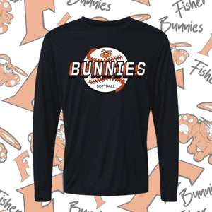 Fisher Bunnies Moisture-Wicking Long Sleeve Tee