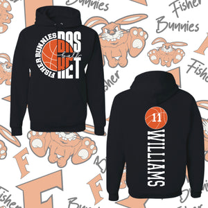 Fisher Basketball Double Sided Hoodie