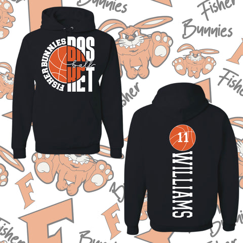 Fisher Basketball Double Sided Hoodie