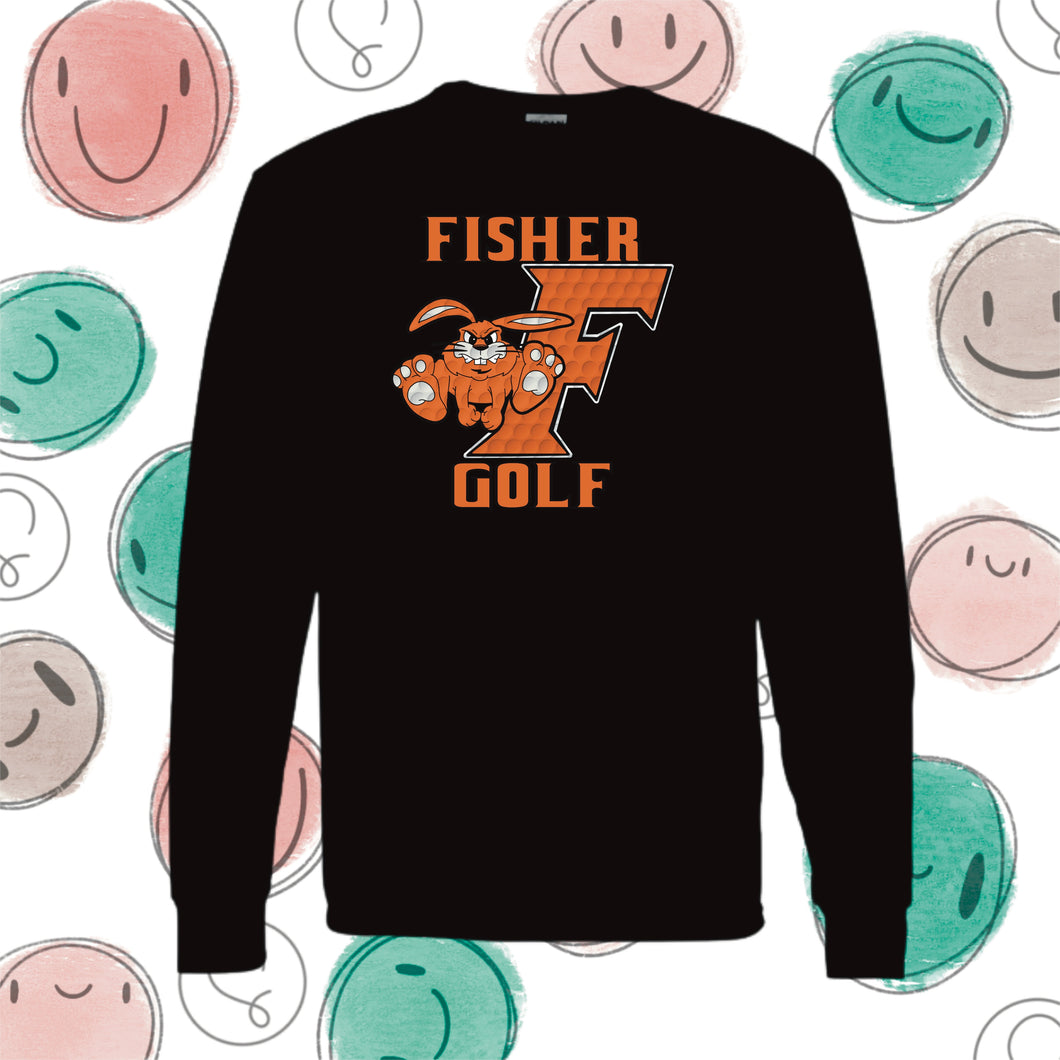 Fisher Long Sleeve Golf Shirt - Style 2