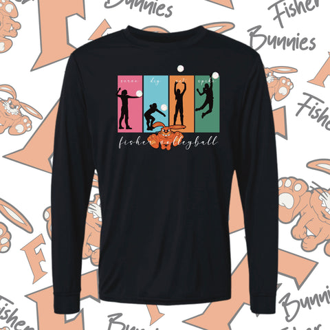 Positions (2 Options) Moisture-Wicking Long Sleeve Tee