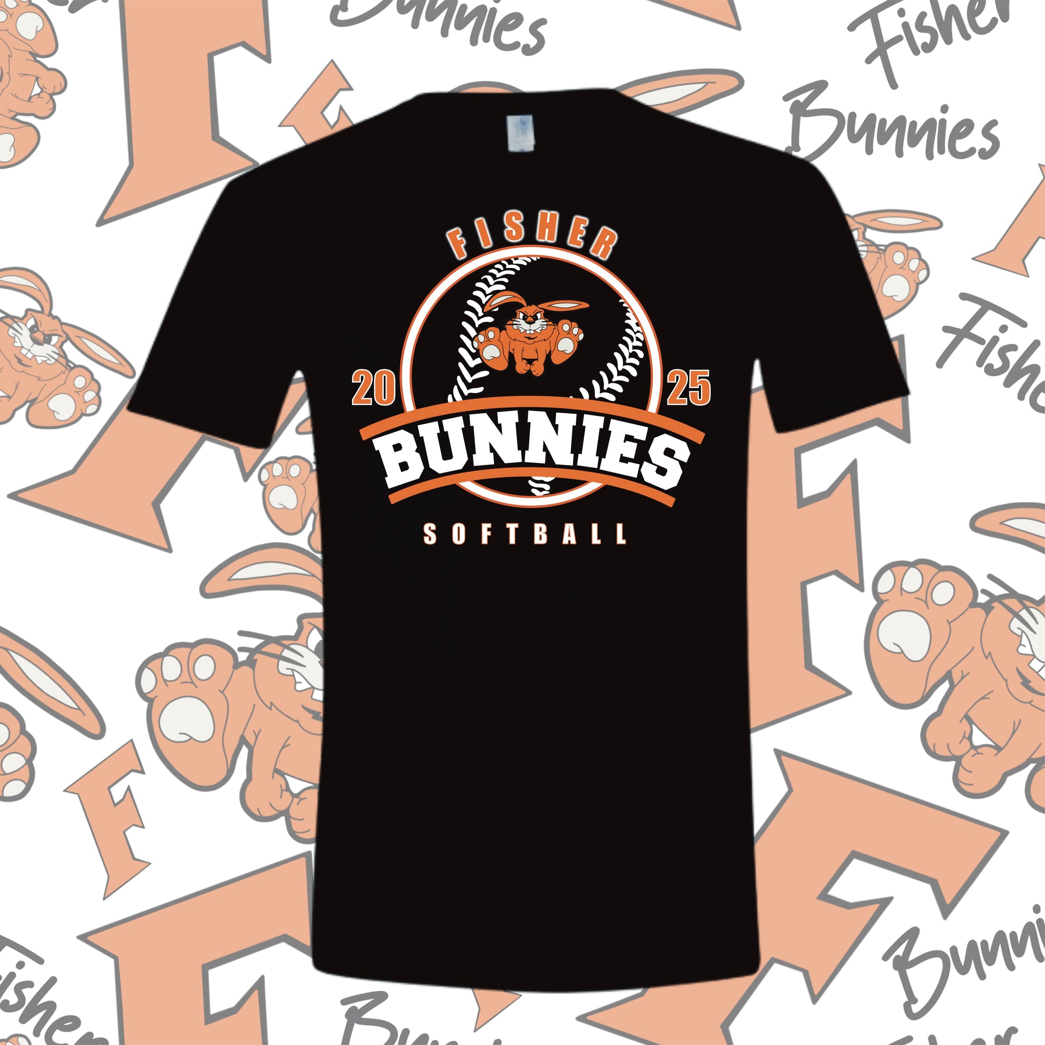 Cotton Fisher Softball Tee