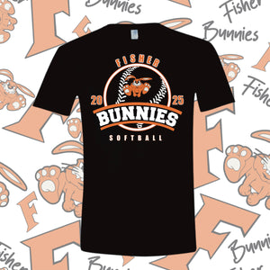 Cotton Fisher Softball Tee