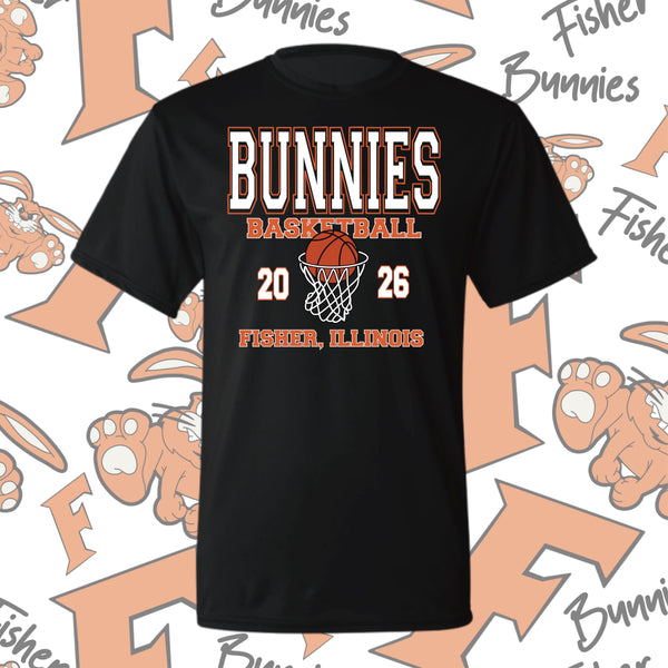 Basketball Design 1 Moisture Wicking Tee