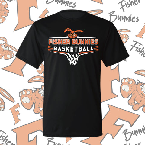 Basketball Design 2 Moisture Wicking Tee