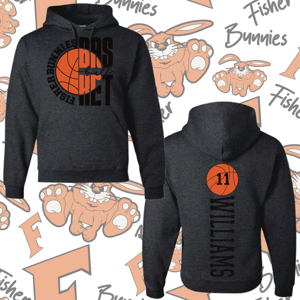 Fisher Basketball Double Sided Hoodie