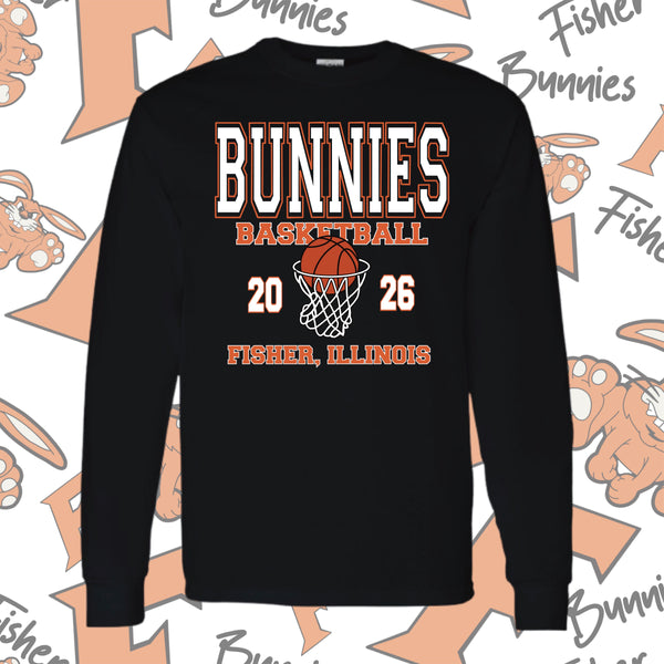 Basketball Design 1 Cotton Long Sleeve