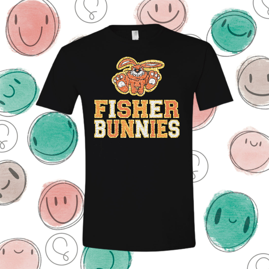 Fisher Bunnies Chenille Patch Tee