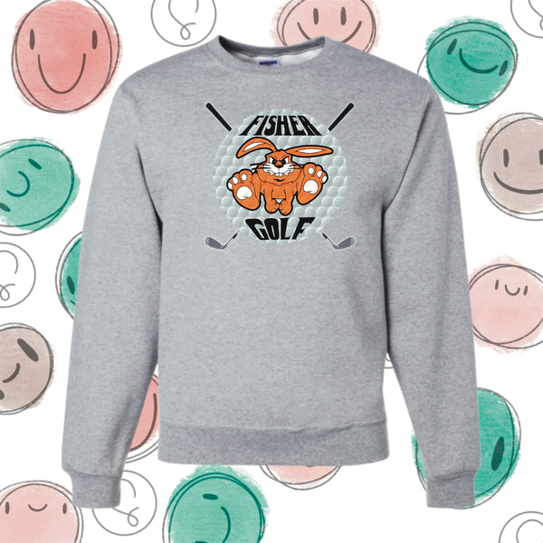 Fisher Golf Team Crewneck Sweatshirt - Style 3