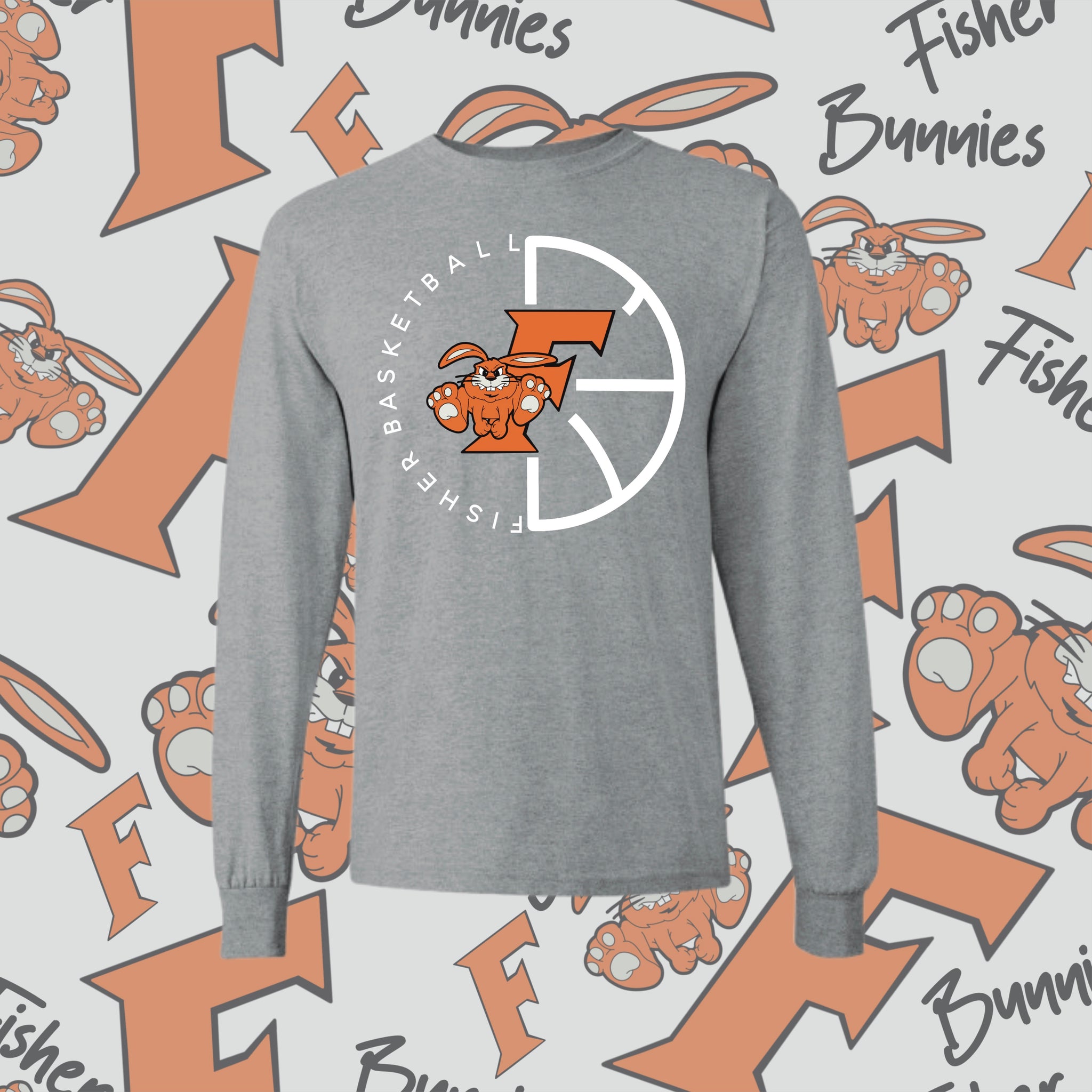 Fisher Basketball Cotton Long Sleeve Tee (4 Color Options)