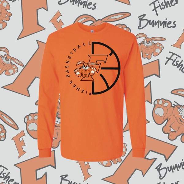Fisher Basketball Cotton Long Sleeve Tee (4 Color Options)