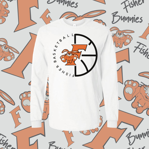 Fisher Basketball Cotton Long Sleeve Tee (4 Color Options)