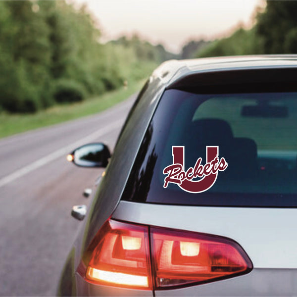 Unity Rockets Permanent Vinyl Decal (3 Color Options)