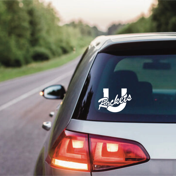Unity Rockets Permanent Vinyl Decal (3 Color Options)
