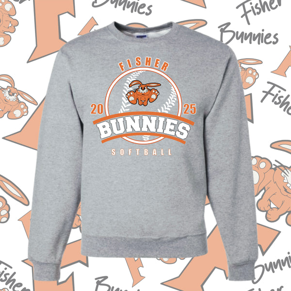 Fisher Softball Crewneck Sweatshirt