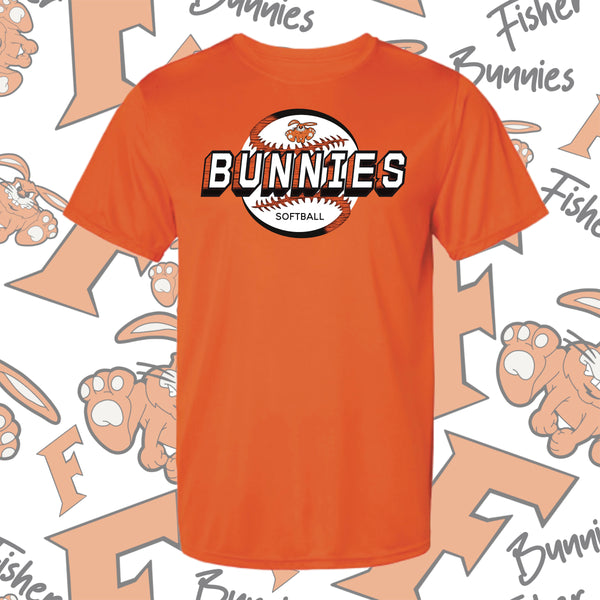 Fisher Bunnies Moisture-Wicking Short Sleeve Tee