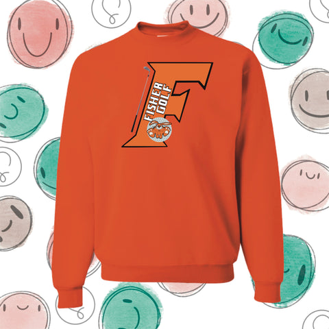 Fisher Golf Team Crewneck Sweatshirt - Style 1