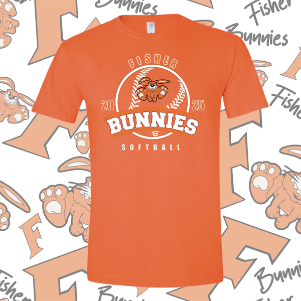 Cotton Fisher Softball Tee