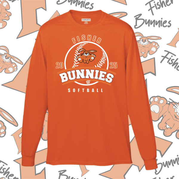 Fisher Softball Moisture-Wicking Long Sleeve Tee