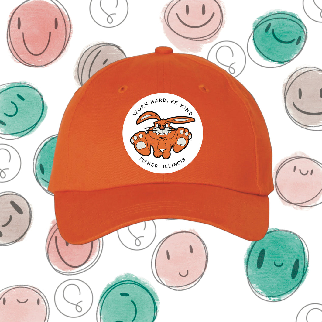 Bunnie Motto Orange Hat