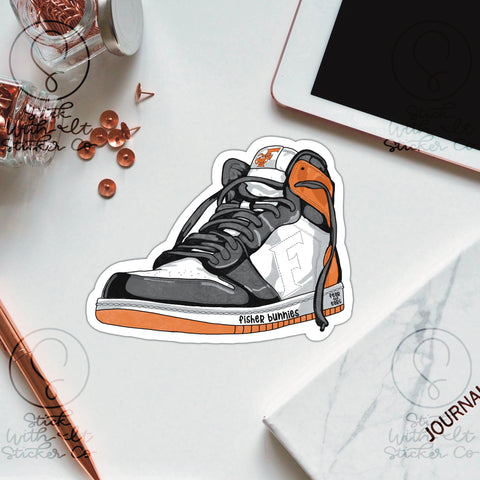 Fisher Bunnies High Top Sneaker Vinyl Sticker