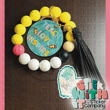Load image into Gallery viewer, Teacher Wristlet Keychain
