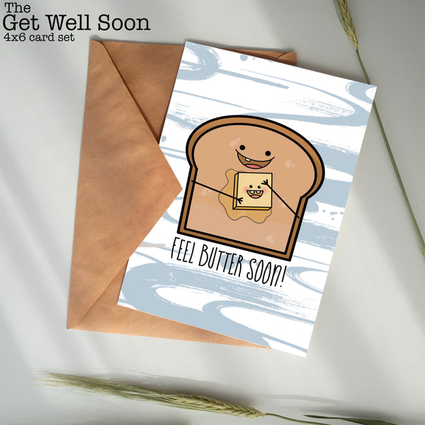 The Get Well Soon Greeting Card Bundle - Set of 5