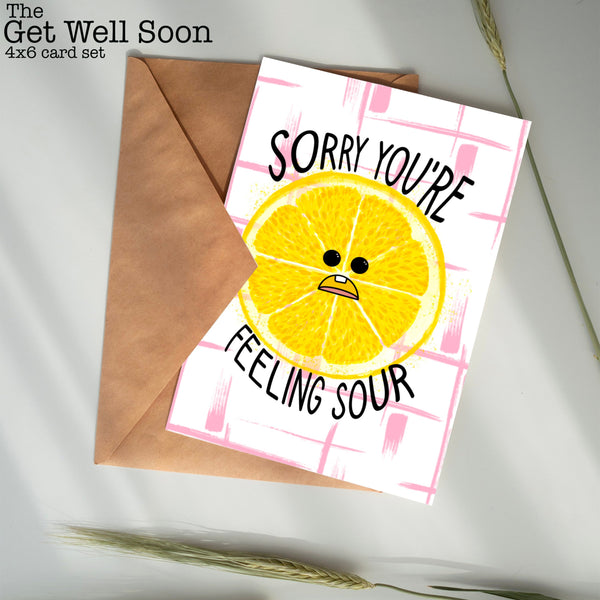 The Get Well Soon Greeting Card Bundle - Set of 5