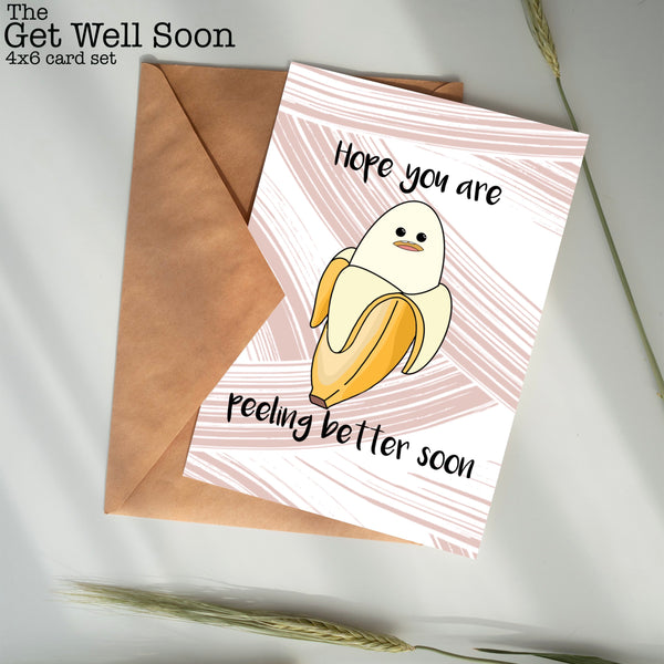 The Get Well Soon Greeting Card Bundle - Set of 5